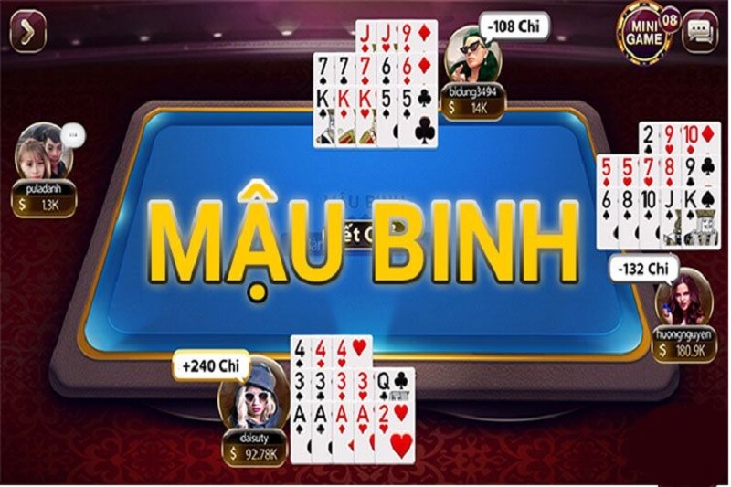 Các thuật ngữ trong game bài Mậu Binh